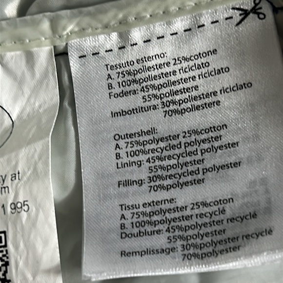 Save The Duck Plumroll Blue Water Resistant Hoodie Size L - Picture 9 of 15